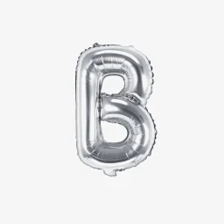 Fashion Party Deco Silver Letter Balloon (Small Size)