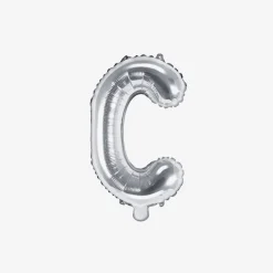 Fashion Party Deco Silver Letter Balloon (Small Size)