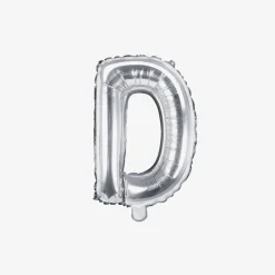 Fashion Party Deco Silver Letter Balloon (Small Size)
