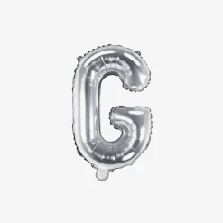Fashion Party Deco Silver Letter Balloon (Small Size)