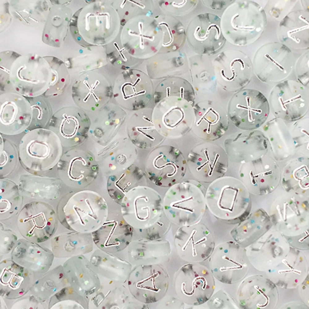 Store La petite épicerie Silver Letter Heishi Beads