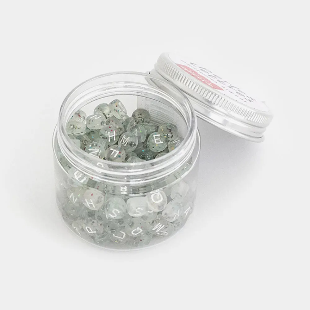 Cheap La petite épicerie Silver Letter Heishi Beads