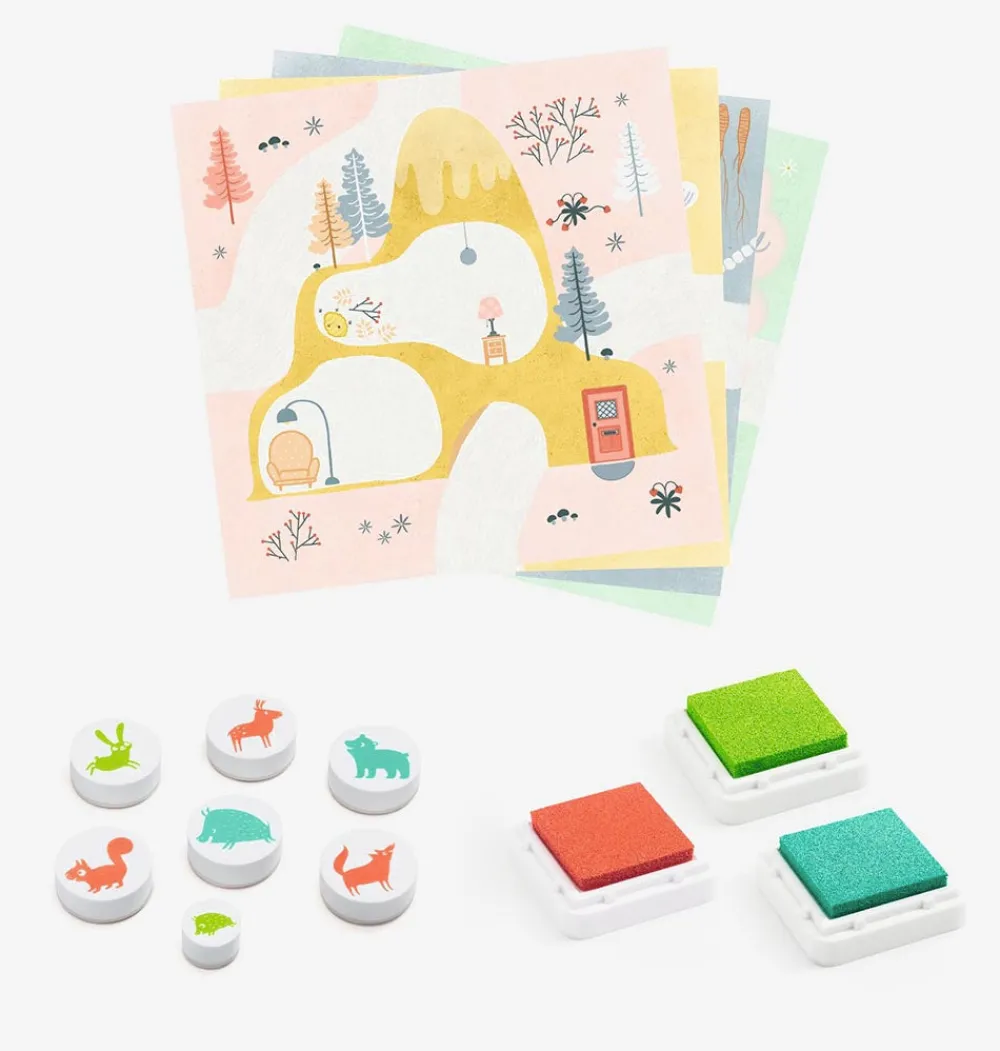 Fashion Djeco Stamp Activity: Forest Animals