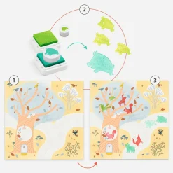 Fashion Djeco Stamp Activity: Forest Animals