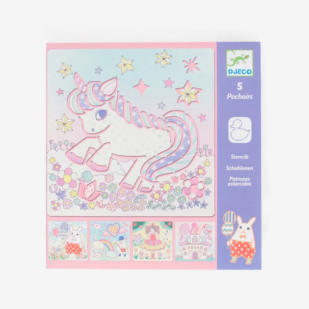 Shop Djeco Stencil Activity: Hawaiian