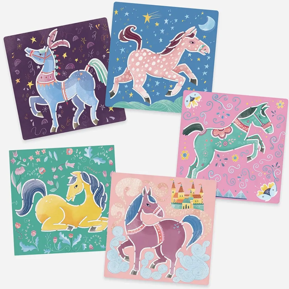 Cheap Djeco Stencil Activity: Horse