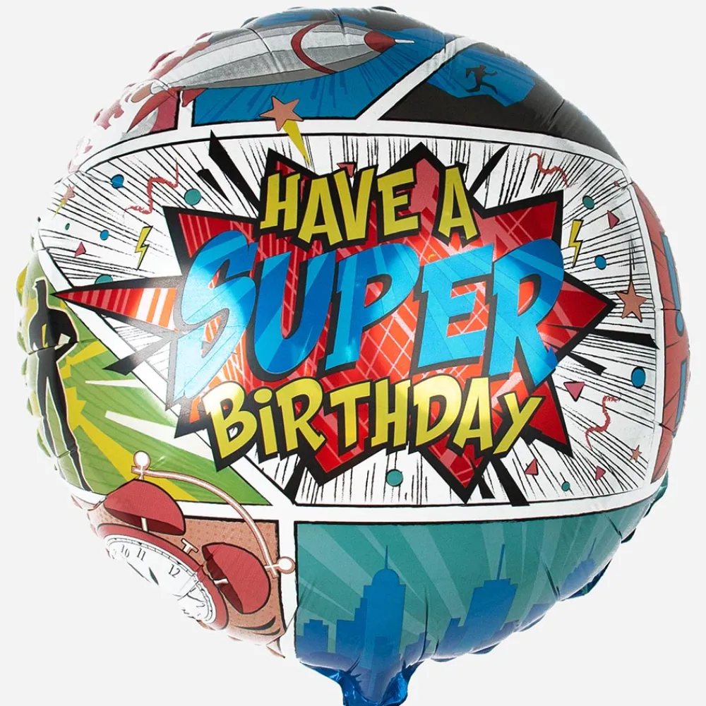 Best Sale Ballon Express Super Birthday Superhero Balloon