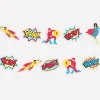 Hot My Little Day Superhero Birthday Garland