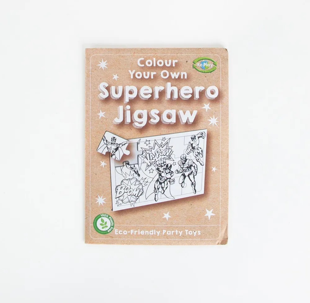 Hot Playwrite Superhero Coloring Puzzle