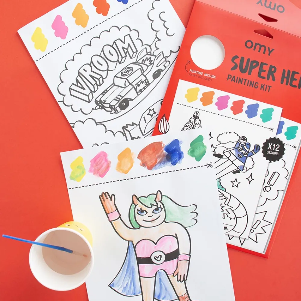 Clearance Omy Superhero Magic Painting