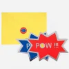 Outlet My Little Day Superhero Pow Birthday Invitation Card (8)