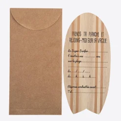 Hot Arty Fêtes Factory Surf Wooden Birthday Invitation (8)