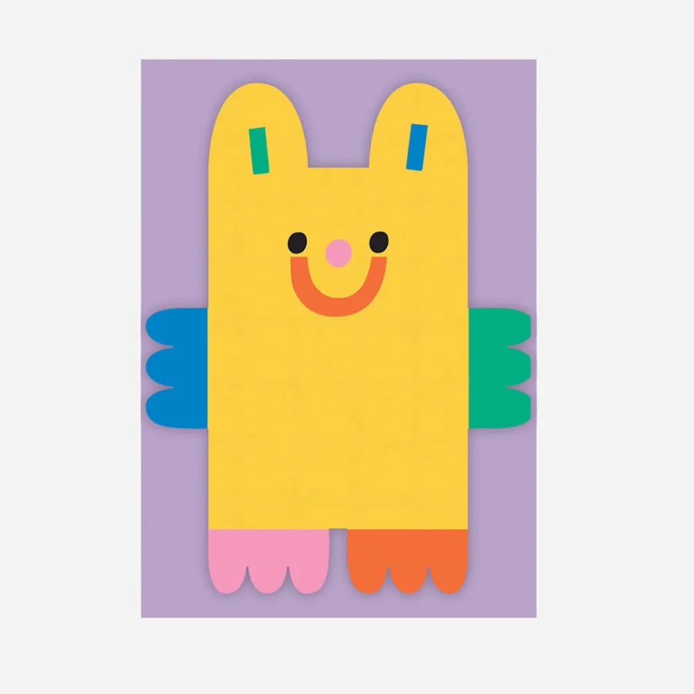 Online Wrap Teddy Bear Birthday Card