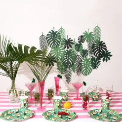 Cheap Party Deco Tropical Decorative Leaves