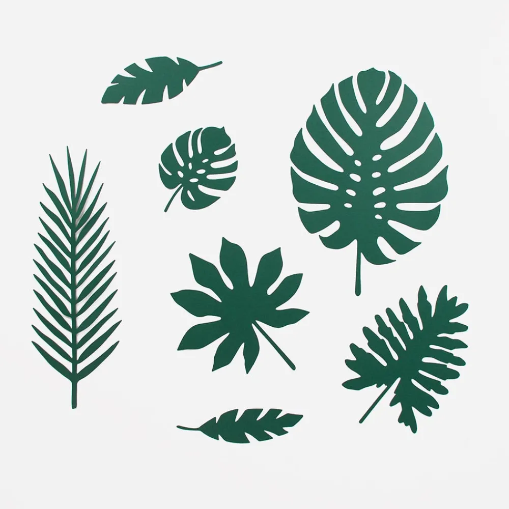 Cheap Party Deco Tropical Decorative Leaves