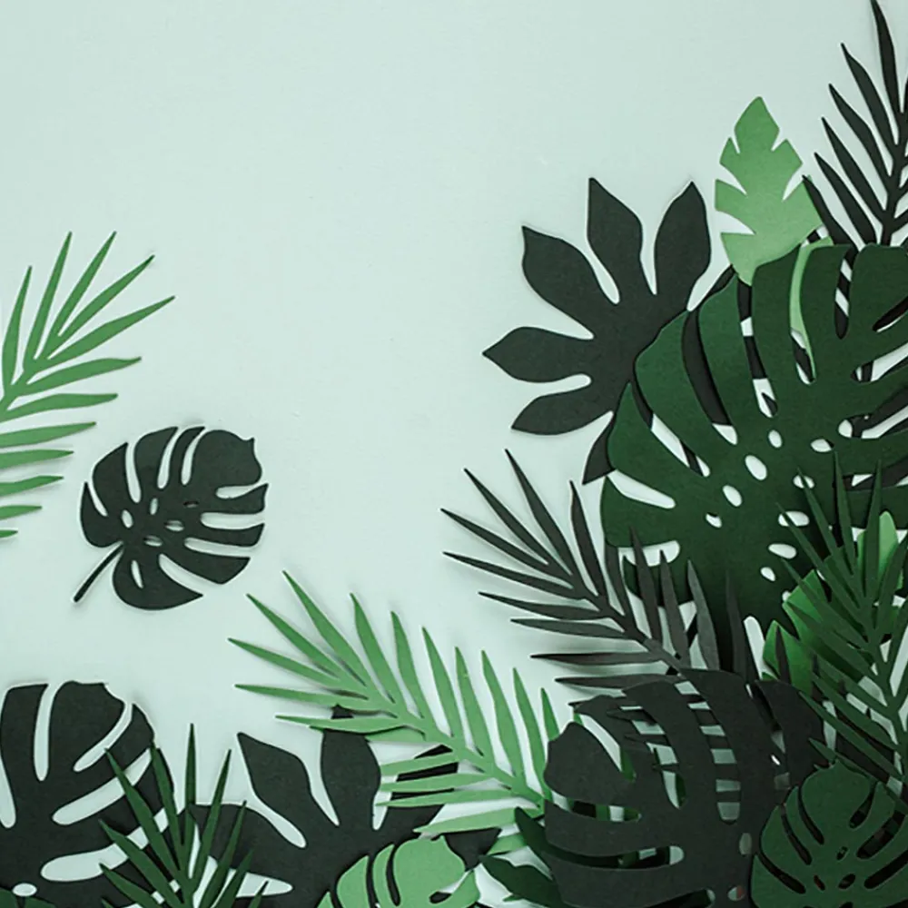 Cheap Party Deco Tropical Decorative Leaves