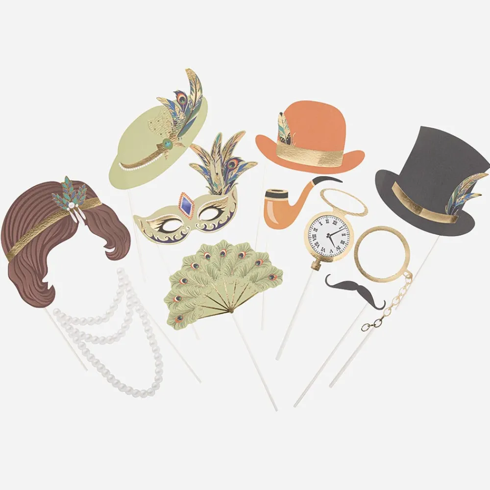 Sale Arty Fêtes Factory Tropical Peacock Photobooth Kit