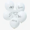 Discount Ginger Ray Wedding - 6 Wedding Balloons