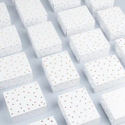 Fashion Rico Design White Advent Calendar With Gold Stars