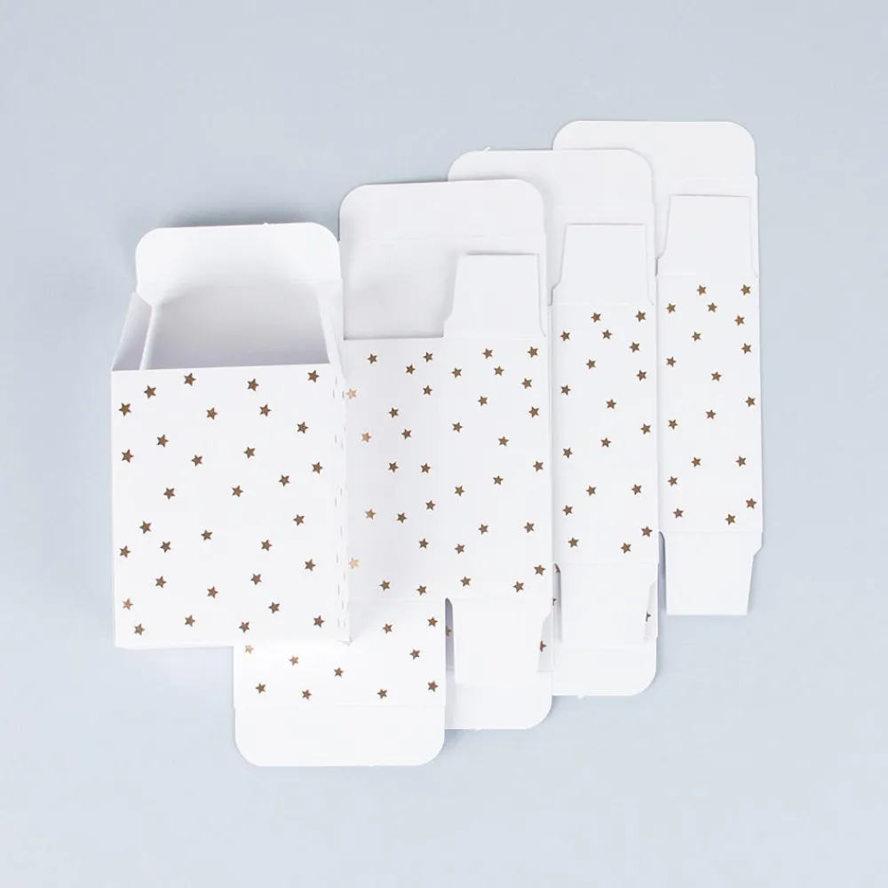 Fashion Rico Design White Advent Calendar With Gold Stars