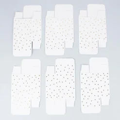 Fashion Rico Design White Advent Calendar With Gold Stars