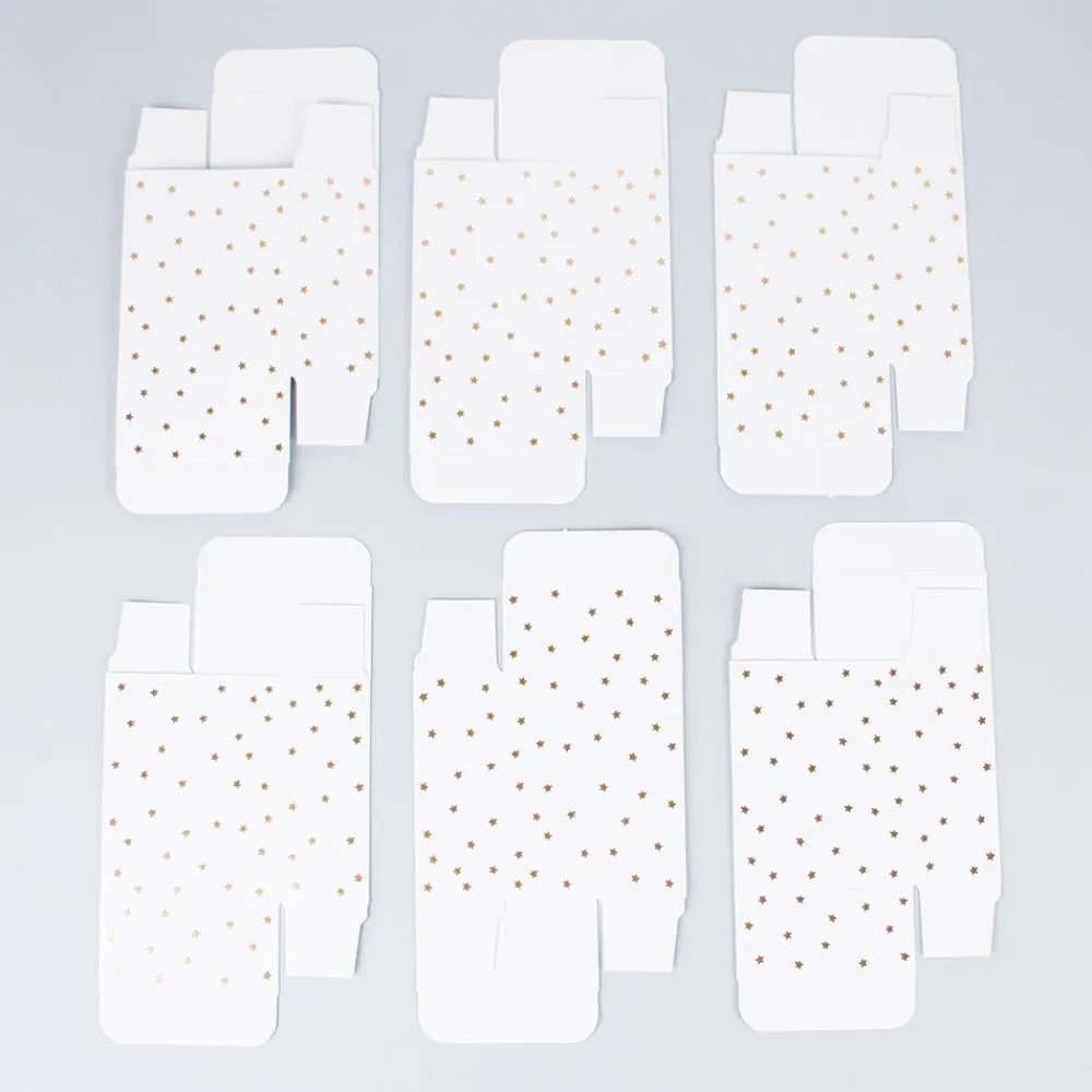 Fashion Rico Design White Advent Calendar With Gold Stars