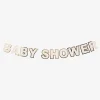 Best Arty Fêtes Factory White And Gold Baby Shower Garland