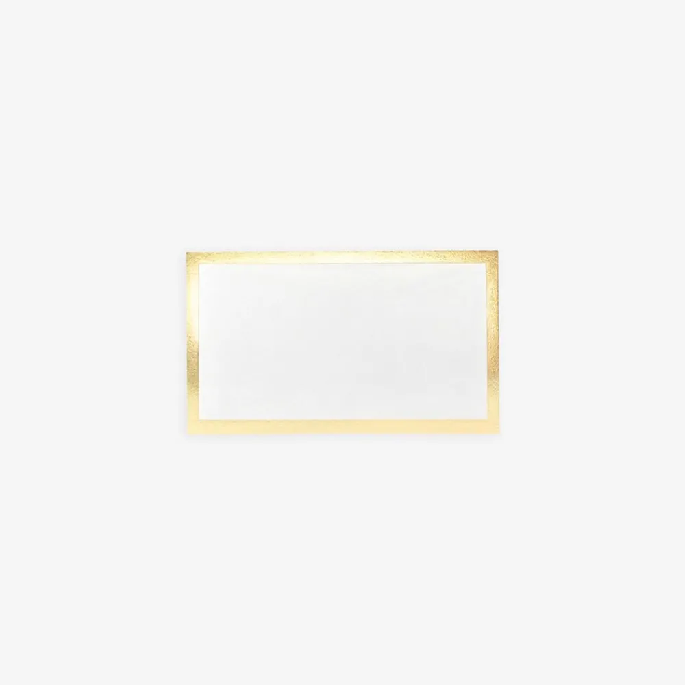 New Party Deco White And Gold Place Card (10)