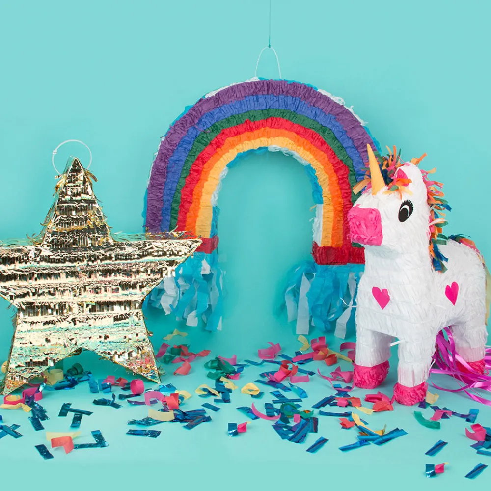 Store Amscan White And Pink Unicorn Pinata