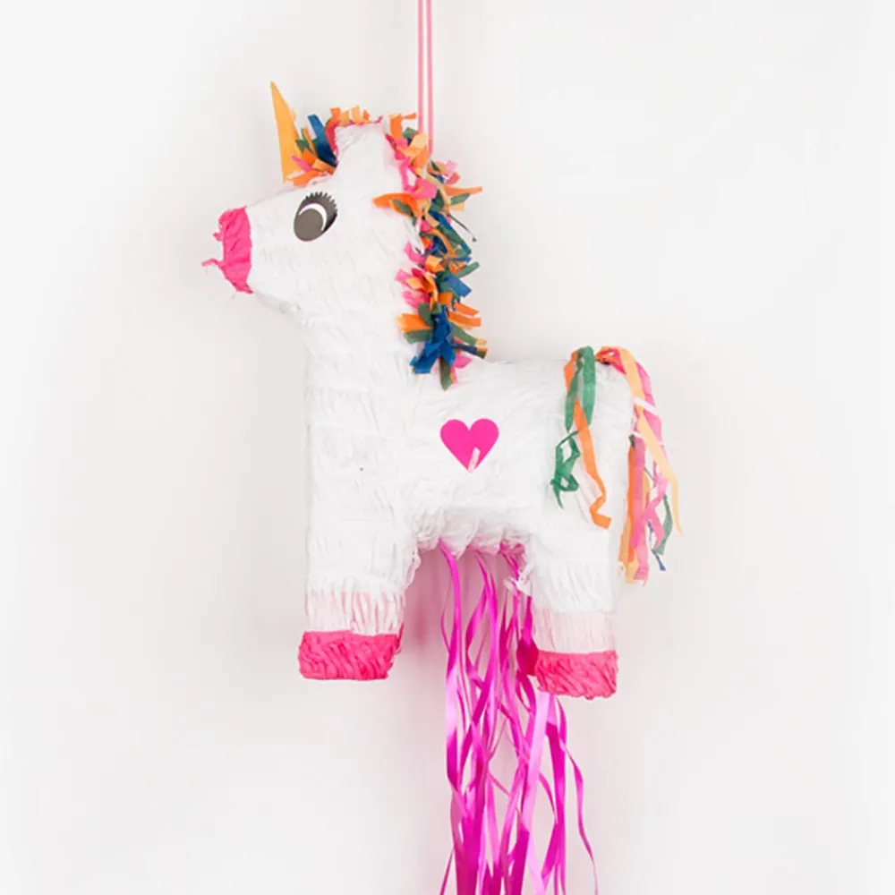 Shop Amscan White And Pink Unicorn Pinata