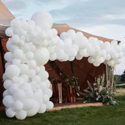 Hot Ginger Ray White Balloon Arch