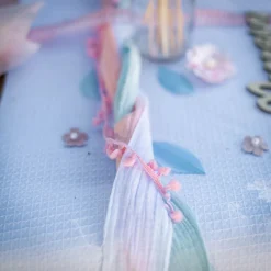 Hot Arty Fêtes Factory White Cotton Gauze Ribbon