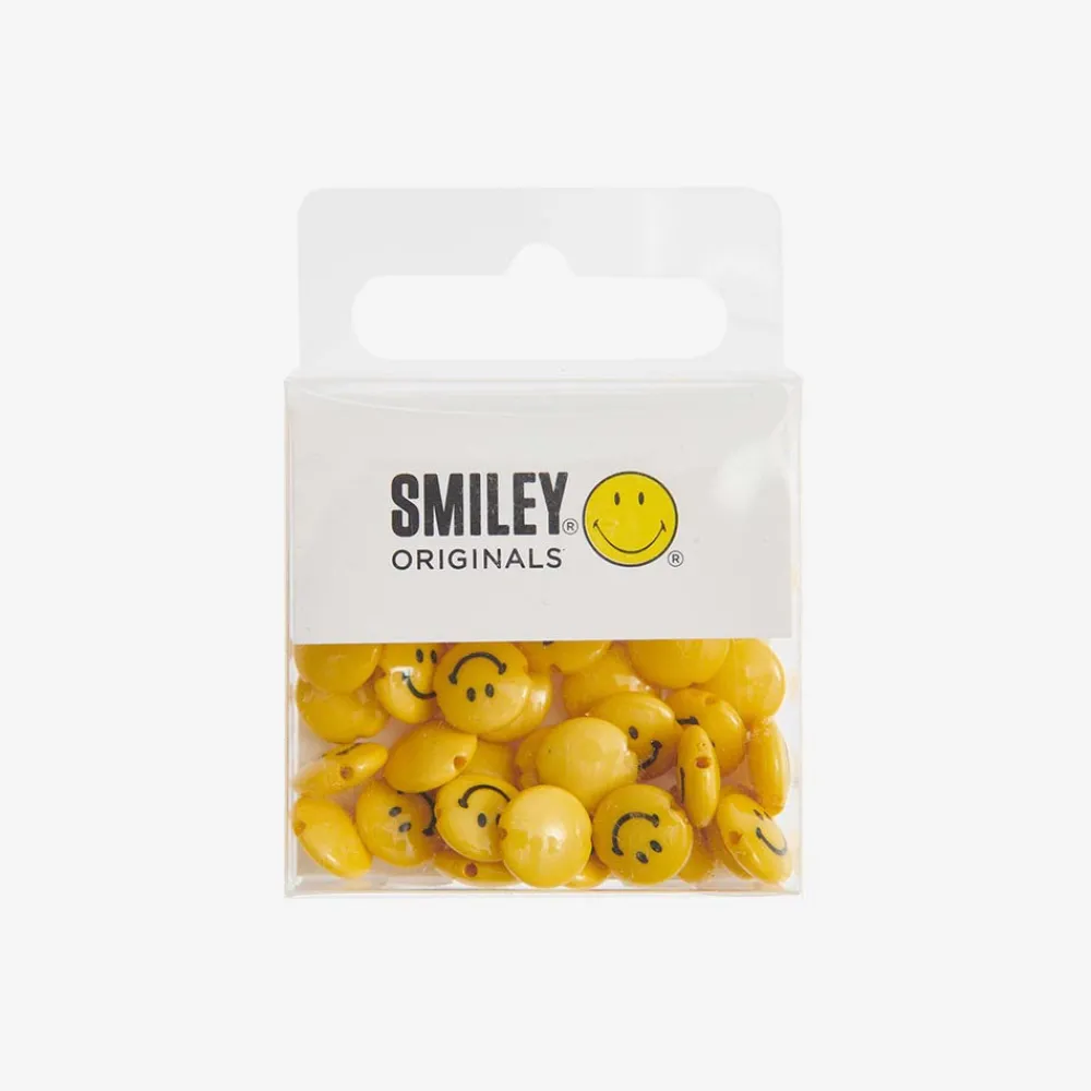 Fashion Rico Design Yellow Smiley Beads